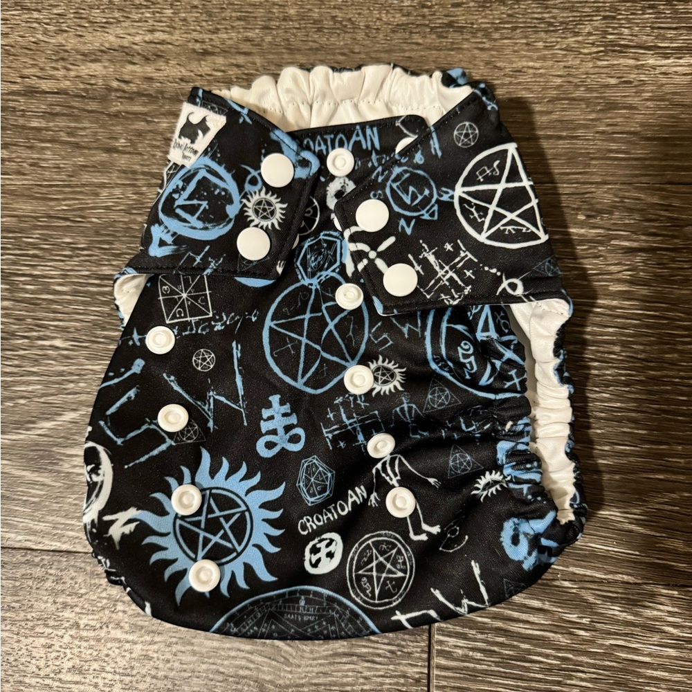 Rebel bottom diapers- supernatural pocket one size cloth diaper